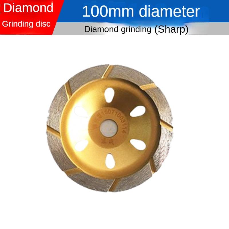 Dongcheng Diamond Thickened Golden Bowl Grinding Disc Grinding Sheet Шлифовальный лист Мраморный цементный бетонный шлифовальный круг Мраморный лист