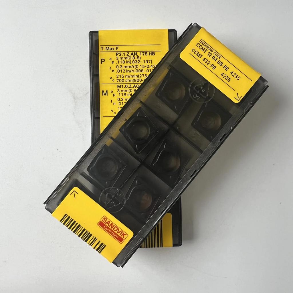 Original Sandvik / CCMT120408-PR 4235 /CNC Lathe Carbide Blade Tool 10 Pcs