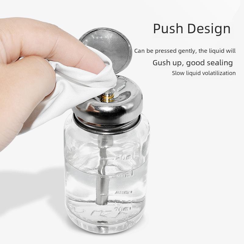 Press-Type Anti-Corrosion Anti-Static Glass Alcohol Bottle for Mobile Phone Repair