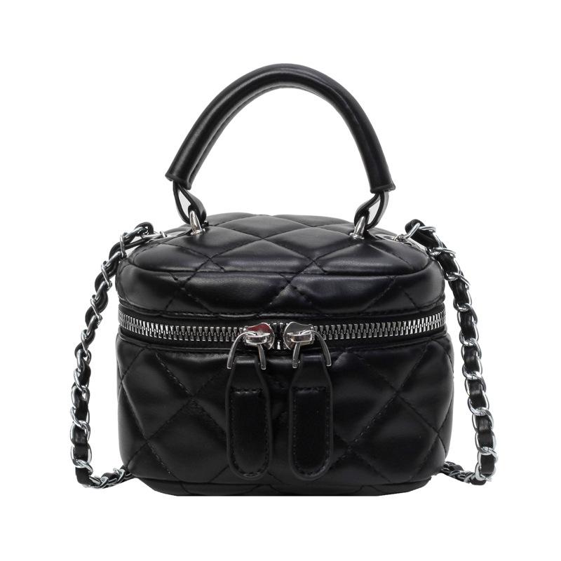 Handheld Small Bag Women's New Diamond Chain Bag Messenger Bag Versatile Casual Small Square Bag