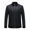 Men's Leather Jacket Autumn and Winter New Fashion Korean Style Lapel Casual Jacket Men's Thick Leather Jacket Business Trend