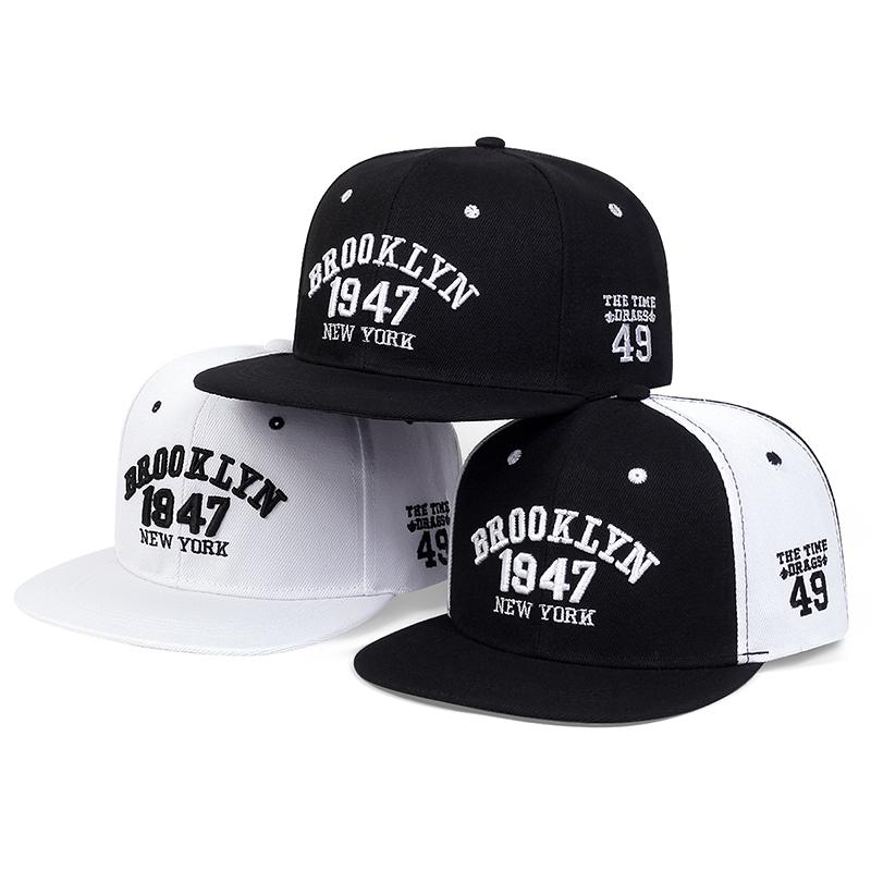 Fashion Letters Embroidery Snapback Hat Adult Hip Hop Caps Outdoor Sports Sun Hats Adjustable Baseball Cap Cotton Hat