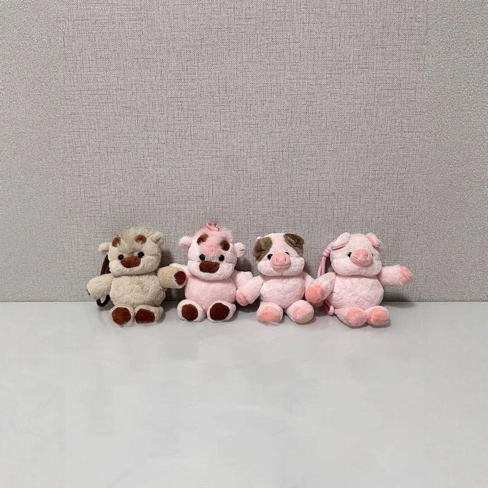 Running Design Plush Keychain Wiggly Design Stuffed Keychain Fun Bag Charm For Adults