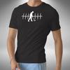 Metal Detecting Heartbeat T-Shirt Funny Detector Treasure Hunter Small To 5XL