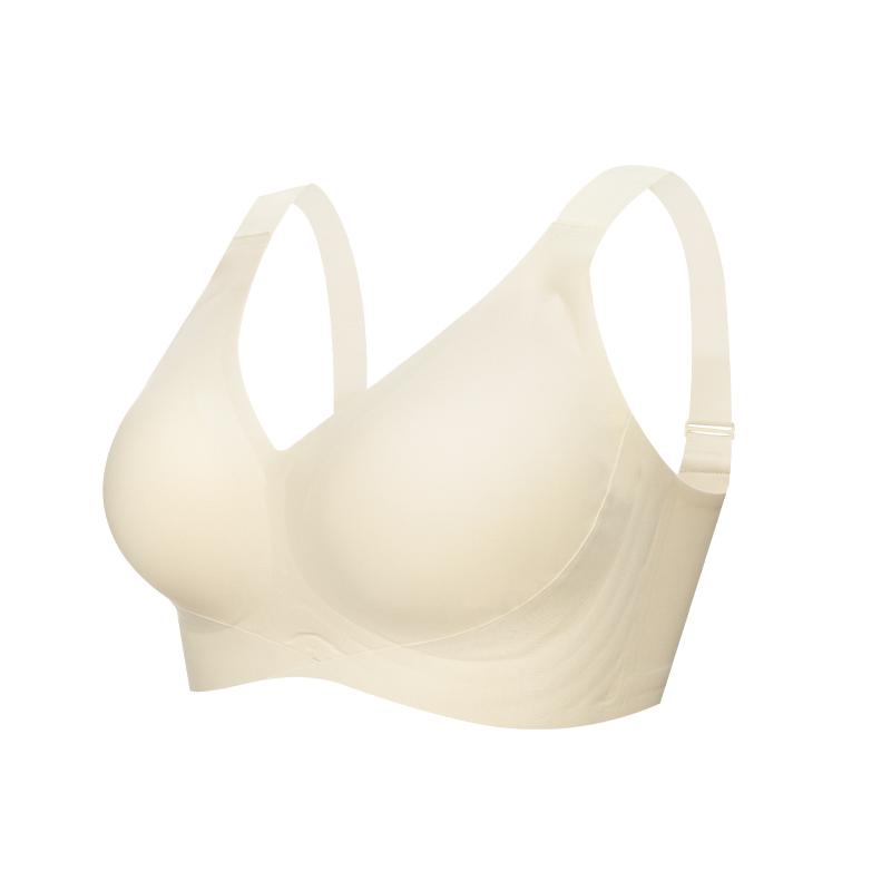 Женский бюстгальтер больших размеров, бесшовный бюстгальтер без косточек, с поддержкой подъема, спортивный бюстгальтер с эффектом пуш-ап, женский Lingere M-4XL, чашка CDE