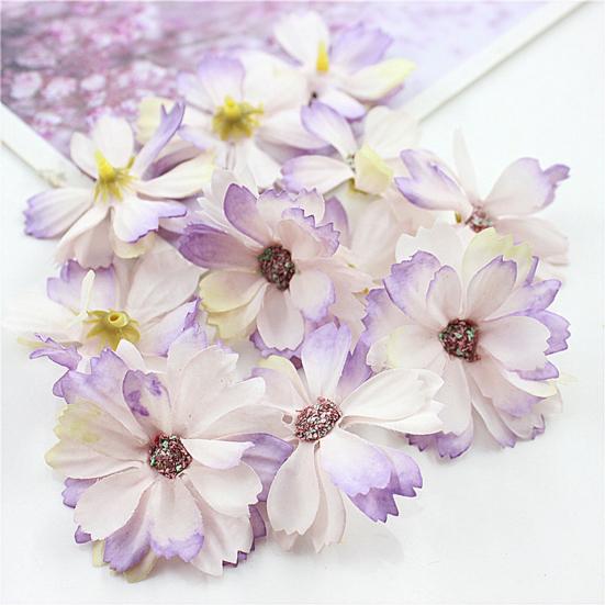 Модная поддельная цветочная головка, экологически чистая, легкая, не выцветает