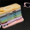 Конфетный Матовый Чехол для Magsafe для For Iphone 17 Air 16 15 14 13 12 Pro Max 11 16Plus 16E SE4 17Pro Магнитный Прозрачный 2 В 1 Чехол