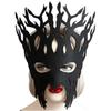 Women's Unique Tree Trunk Mask Sexy Elegant Eye Mask Mysterious Halloween Masquerade Carnival Christmas Easter Role Play Party Black