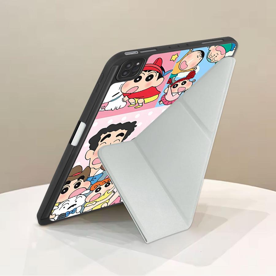 Cute Cra-yons Shin-chans Tablet Case For iPad Mini 6 7 Pro 2025 Air 4 5 M3 M2 1 2 M4 11inch Pro 11th 10th 9th 8th 7th 12.9inch