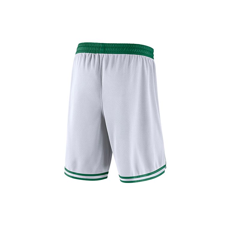 Nike NBA Boston Celtics Association Edition Swingman Dri-FIT Shorts White/Green Men Streetwear AJ5586-100