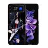 Singer Lana D-Del Rey Phone Case For Samsung Z Flip 7 6 5G Galaxy Z Flip4 Z Flip5 Z Flip3 Coque Black Hard PC Shell Protective C