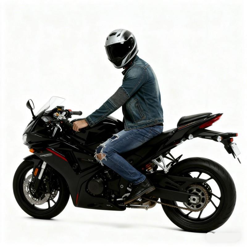 VOLERO Motorcycle Riding Jacket Unisex Casual All-Season Denim Biker Protective Motorbike Gear