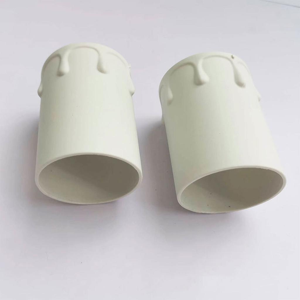 10/20 шт. Чехлы для патронов свечей 44x60 мм Пластиковые рукава для свечей для люстры Основание канделябра для настенного светильника Рождественские украшения