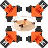 4PCS 90-degree Angle Clamps | Woodworking Angle Clamps, Right-angle Clamps Fixed Fixtures With Adjustable Hand Tools, Suitable For Cabinets