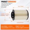 RZR 800 Air Filter 1240482 1240434 Replacement For Polaris ATV RZR 4 800 RZR 800 EFI 2010-2013 RZR S 800 EFI 2009-2014 Ranger 800 Crew 2012-2014