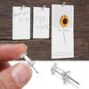Durable Buttons Pins Board Thumb Tacks Stationery Supplies Push Pins Drawing Pins Clear Push Pins