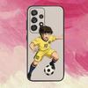 Комикс C-Капитан Цубаса Чехол для телефона Samsung S25, S24, S21, S22, S23, S30, Ultra, S20, Plus, Fe, Lite, Note, 10, 9, 5G Черный Чехол