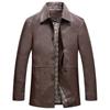 Spring and Autumn New Style Lapel Business Leather Jackets for Men, Fashionable Iron-free Men's Leather Jackets, Casual Leather Jackets, Trendy