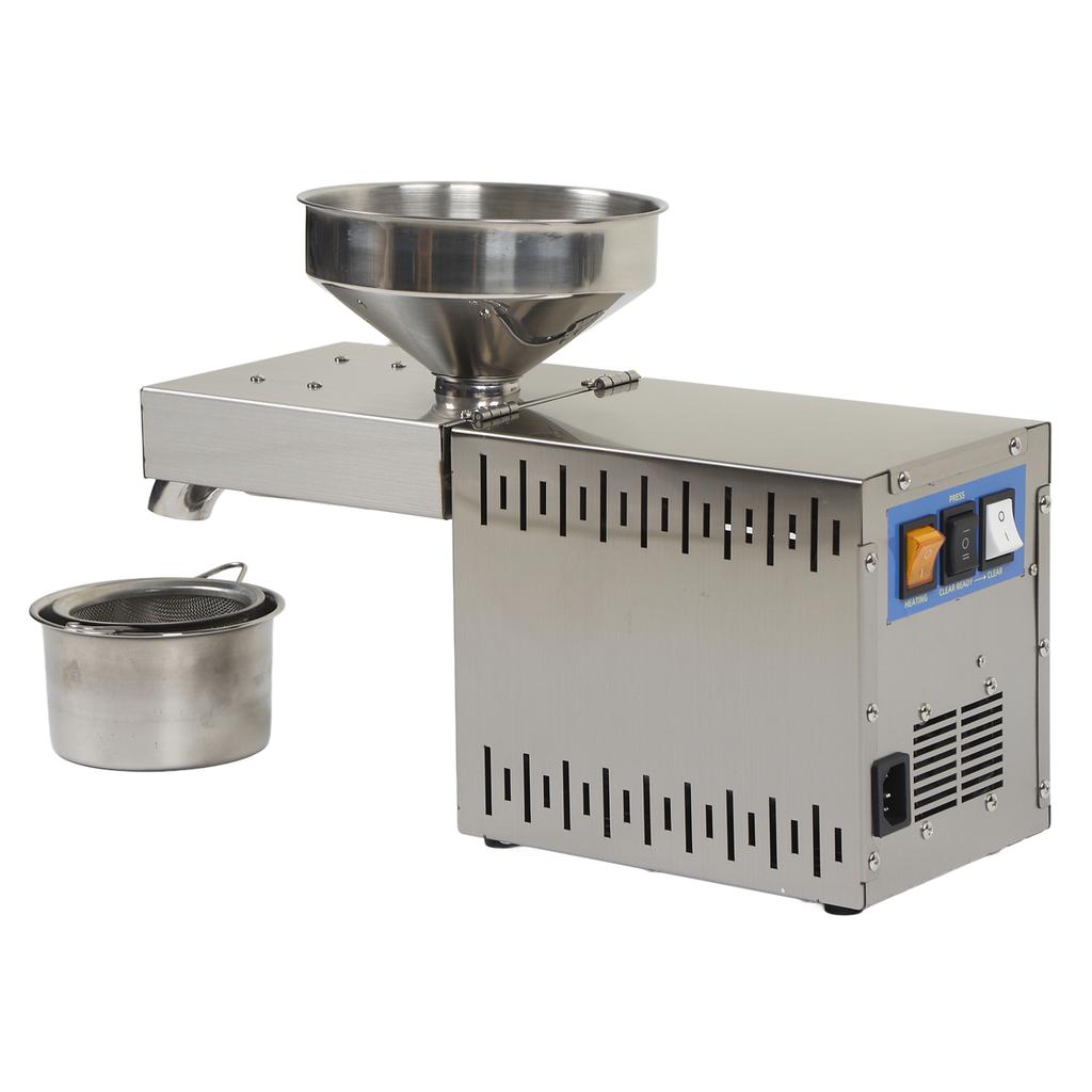 Маслопресс 500 до 1500 Вт автоматический нагрев высокая производительность маслопресс из нержавеющей стали