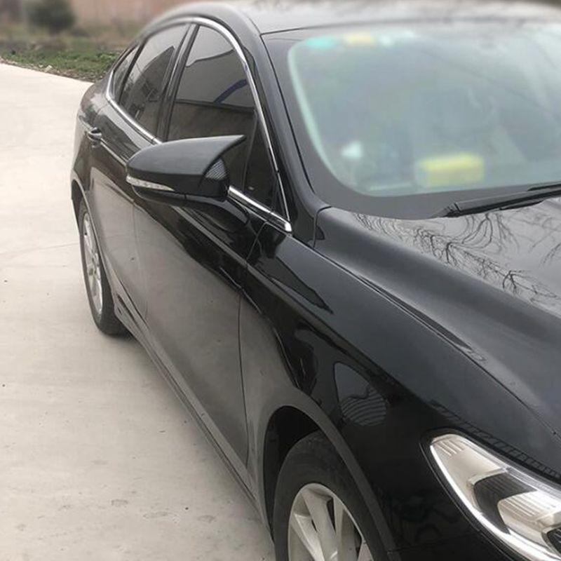 Для Ford Mondeo/Fusion 2013-2018 гг. Низкопрофильная карбоновая вставка для заднего бокового рожка, зеркала заднего вида, накладка на автомобиль