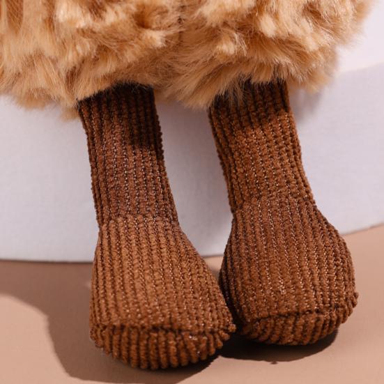 Yousheng Peanut Plush Подвеска 17 см Милая интерактивная игрушка карманного размера Плюшевый брелок для ключей Украшение гостиной Подарок на день рождения для девочек и мальчиков