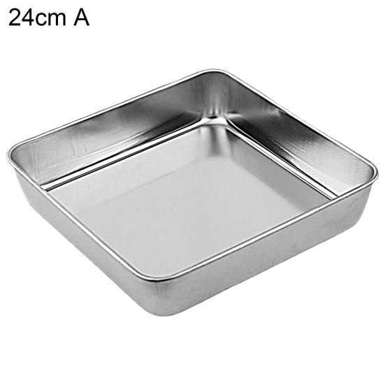 Полезная антидеформированная удобная легкая квадратная тарелка с гладкими краями для еды для подарков, жаровня