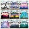 Duvet Cover Set Landscape Home Textiles with Pillowcase 3D Printing Quilt Cover Adults Luxury Bedding Cover Set