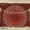 Indian Hippie Bohemian Psychedelic Mandala Wall Hanging Bedding Tapestry