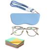 Candy Color Glasses Storage Bag Dustproof Portable Eyeglass Bag Silicone Glasses Bag  Travel