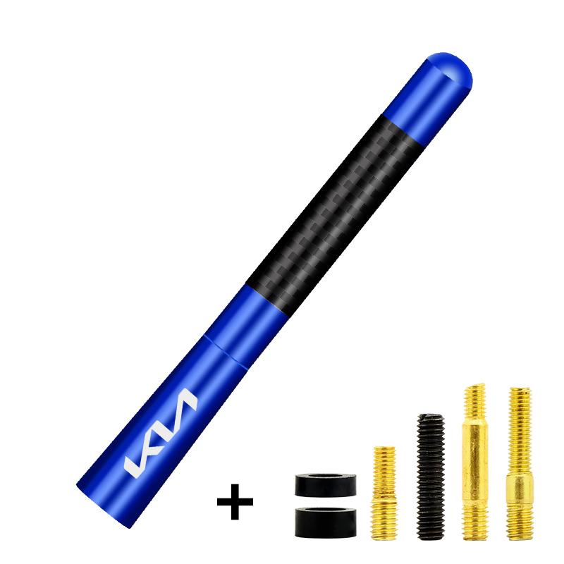 ANIE7 Carbon Fiber Car Radio Antenna Aerial For Kia Picanto rio ceed sportage cerato soul sorento Car Accessories