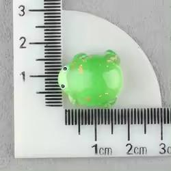 Cute Cartoon Jelly Color DIY Resin Slime Charms Artificial Sea Animal Flat Back Accessories for Souvenirs