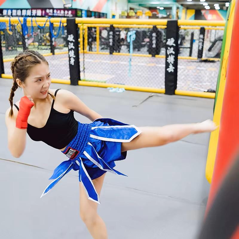 Шорты для муай-тай, лента, кикбоксинг, бокс, ММА, UFC, боевые искусства, бой, унисекс, мужские, женские, детские, быстросохнущие, с принтом, эластичные, с высокой талией, полиэстер, тренировочные