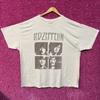 Футболка с портретом участников группы Led Zeppelin в винтажном стиле