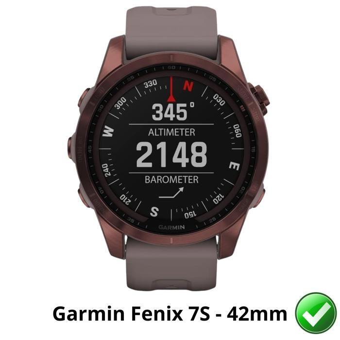 Защитная пленка для Garmin Fenix 7s [Набор 6 шт.] Защитная пластиковая пленка Сверхтонкая Phonillico