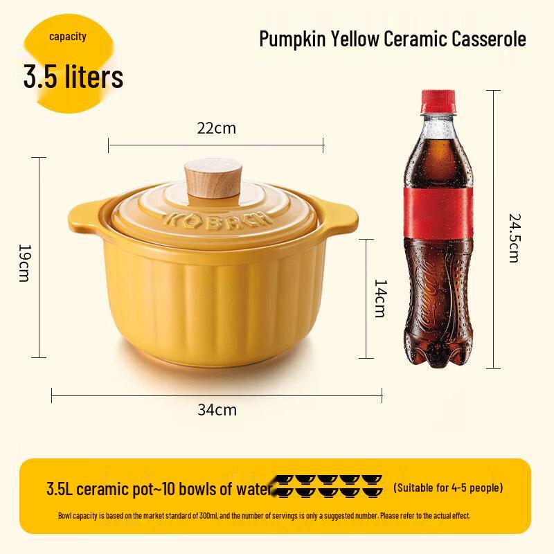 Kobach Ceramic Casserole Stew Pot