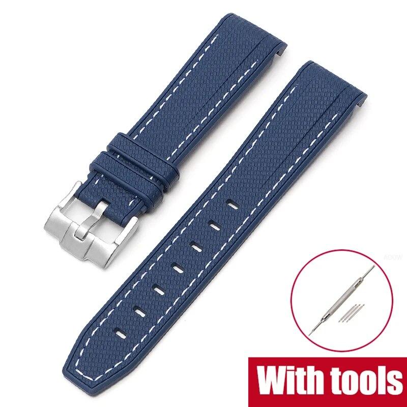 Silicone Strap for Swatch X Omega Moonswatch Stainless Steel Buckle 20mm 22mm Men Women Soft Waterproof Replace Watch Band