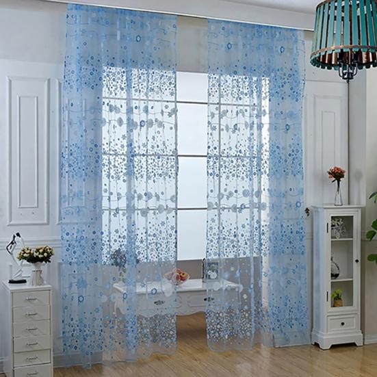 Дверная занавеска, моющаяся для кафе, отеля, дома, полиэстер, пасторальная балконная балдахина, прочный праздничный декор комнаты