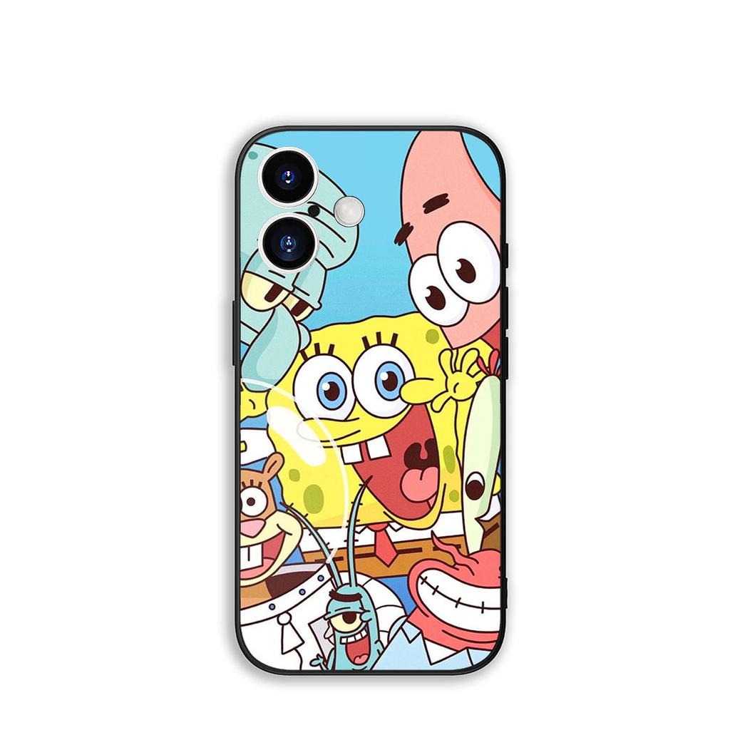 S-SpongeBobs s-SquarePant S-Sponges Bobs Case for Samsung Galaxy A25 A37 A57 A12 A14 A50 A51 A70 A71 A72 A21S A04 Note 20 9 8 10
