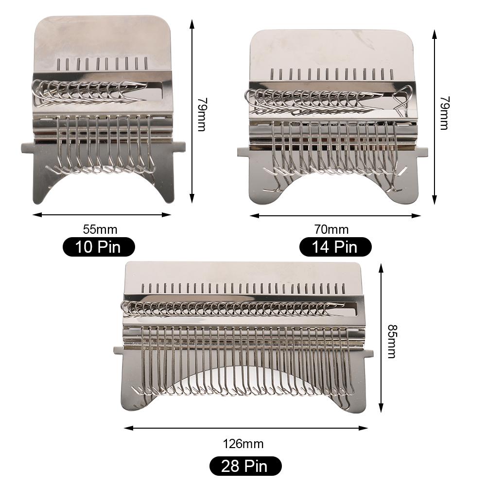 Knitting Tools Small Frame Small Loom Hand Tapestry Wood Loom Weaving Frame Darning Machine For Mending Clothes and JeansGood product