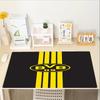 Borussia Dortmund Theme Mouse Pad, Non Slip Rubber Base, Multifunctional Office & Home Decor, Perfect for Workspace Personalization.