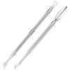 2Pcs Professional Triangle Dead Skin Remover Cuticle Pusher Nail Peeler Scraper