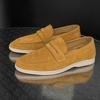 High Quality Man Suede Leather Loafers Casual Shoes Moccasins Men Slip On Flats Male Driving Shoes Comfy Business Shoes