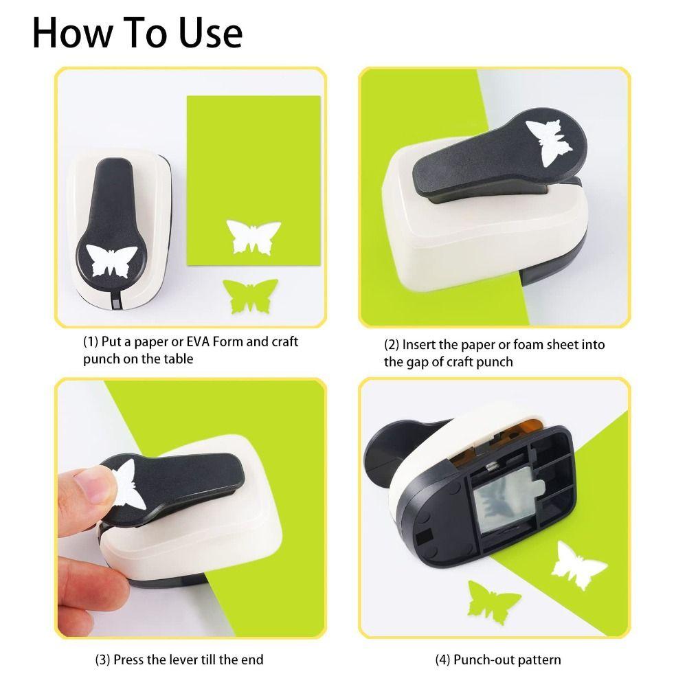 Дырокол в форме бабочки из АБС-пластика, дырокол для рукоделия, формирователь бумаги, резак для детей