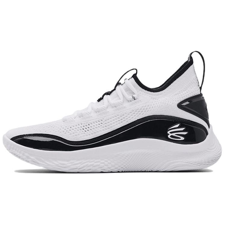 Under Armour Кроссовки Curry 8 Амортизация Устойчивость к истиранию Дышащие Амортизация Устойчивость к истиранию Дышащие Средняя высота 3024785-111(Команда40-)