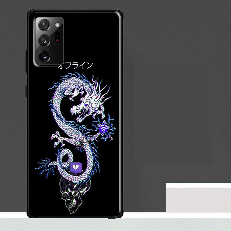 Древний японский чехол-дракон для Samsung Galaxy S24 Ultra S23 S22 S21 S25 Ultra S9 S10 S20 Plus S25 FE