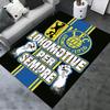 Новый ковер Lokomotive Leipzig 2025 для гостиной, спальни, дома, украшение дивана, нескользящий коврик для игр детей 71