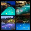 Solar Powered Floating Pool Lamp Three-Mode Outdoor Night Lights  Swimming Pool