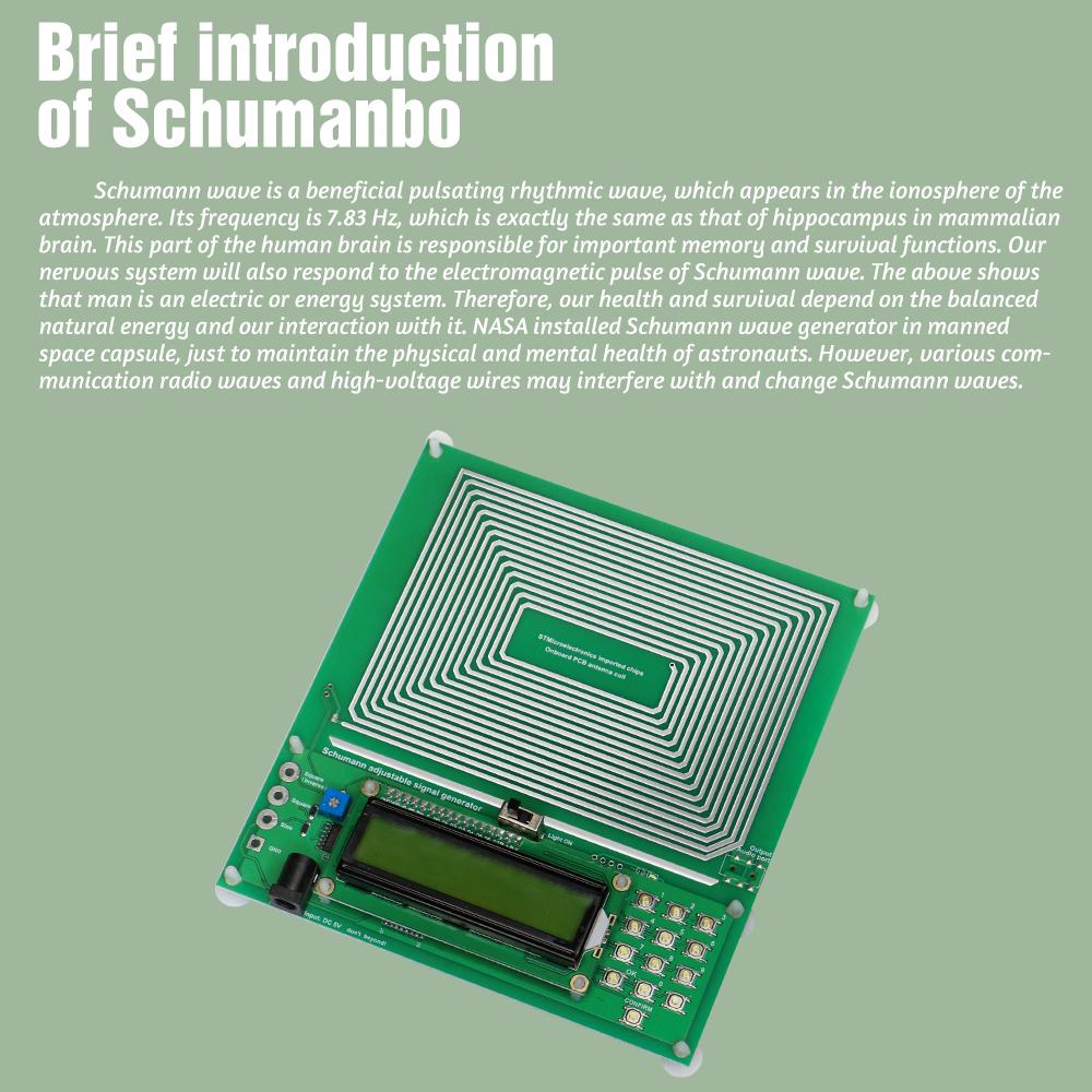 Импортный чип генератор волн Шумана - Регулируемая частота 7,83 Гц~30 кГц Устройство для сна и релаксации
