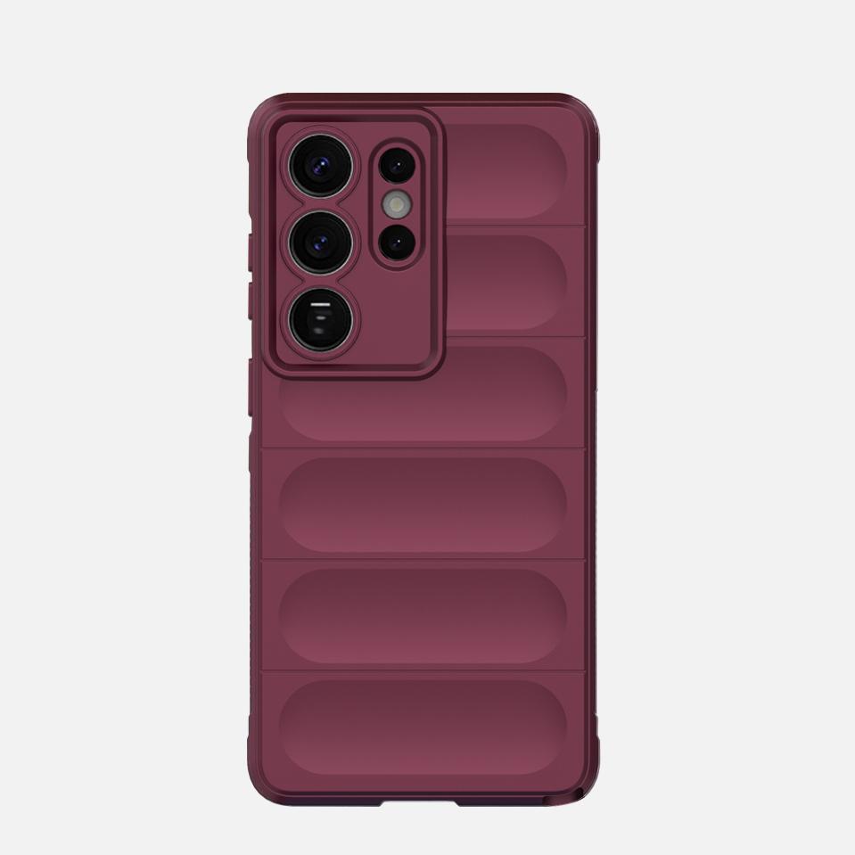 Мягкий силиконовый чехол-броня с полной защитой линз для Samsung Galaxy S26 Ultra S25 Edge S24 FE S22 S23 Plus Однотонный бампер