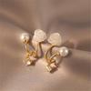2023 New Fashion Trend Unique Design Elegant and Exquisite White Love Earrings For Women Jewelry Wedding Party Premium Gift